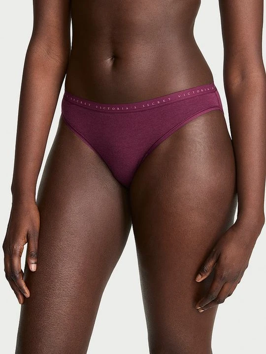 Zdjęcie produktu Victoria's Secret Majtki bawełniane Bikini Różowy
