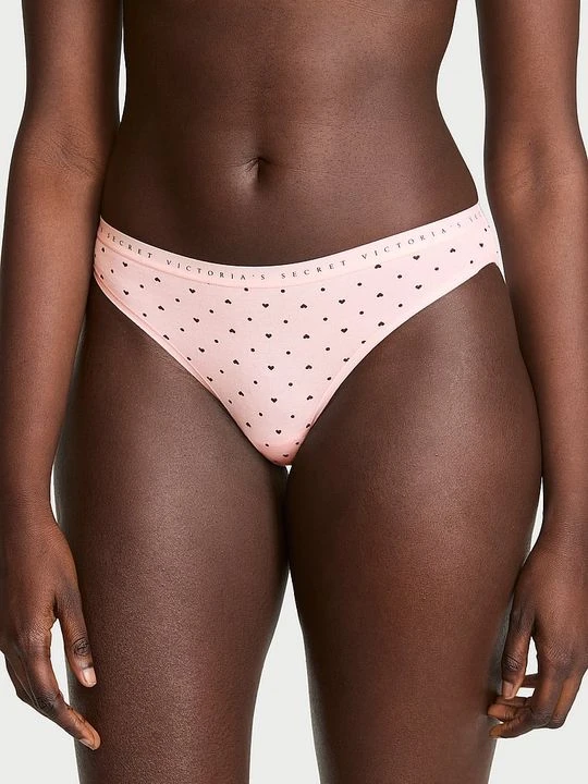 Zdjęcie produktu Victoria's Secret Majtki bawełniane Bikini Różowy