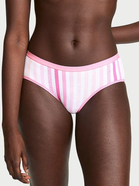 Zdjęcie produktu Victoria's Secret Majtki bawełniane Hiphugger Paski