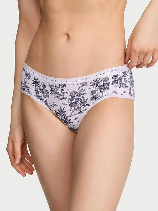 Zdjęcie produktu Victoria' Secret Majtki bawełniane Hiphugger Victoria's Secret Z nadrukiem