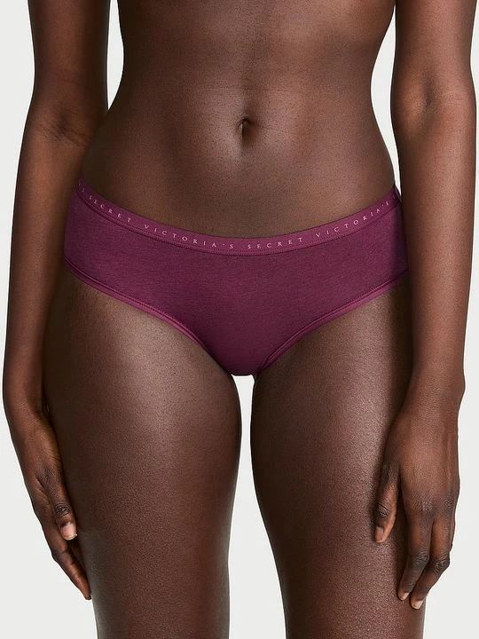 Zdjęcie produktu Victoria's Secret Majtki bawełniane Hiphugger Różowy