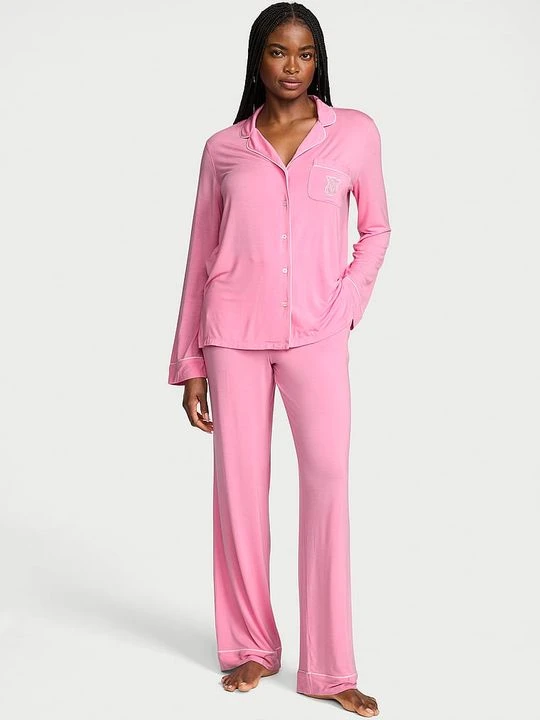 Zdjęcie produktu Victoria's Secret Piżama z modalu z długimi rękawami SoSoft Różowy