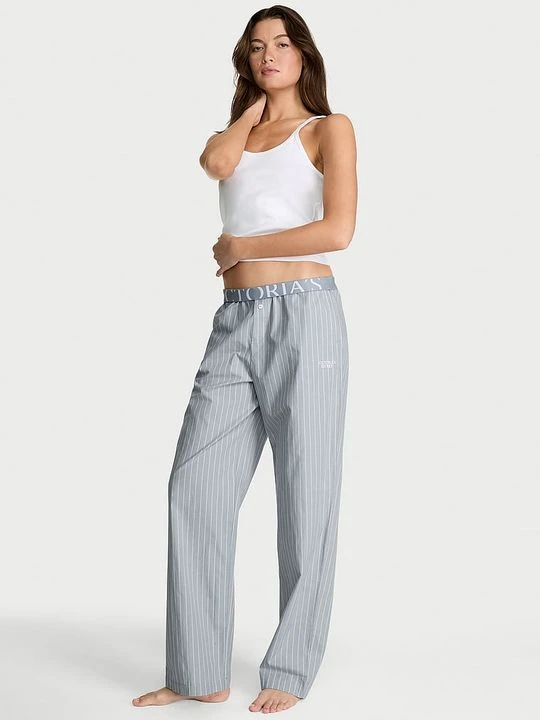 Zdjęcie produktu Victoria's Secret Spodnie od piżamy bawełniane Mix & Match Heritage Paski