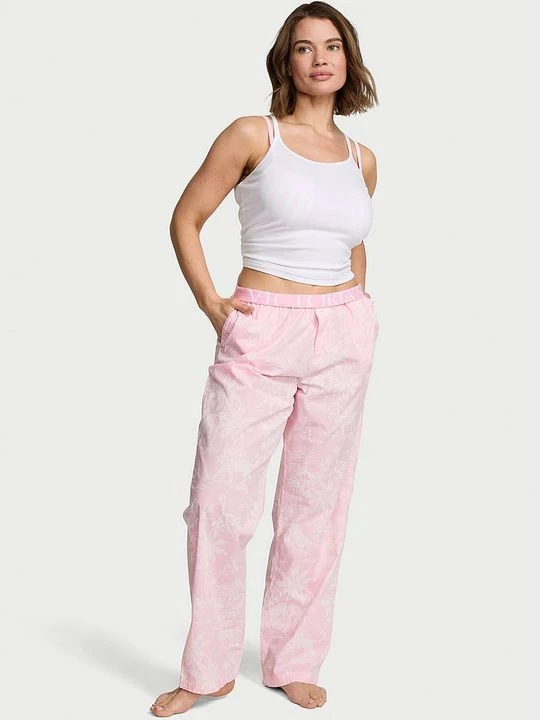 Zdjęcie produktu Victoria's Secret Spodnie od piżamy bawełniane Mix & Match Heritage Z nadrukiem