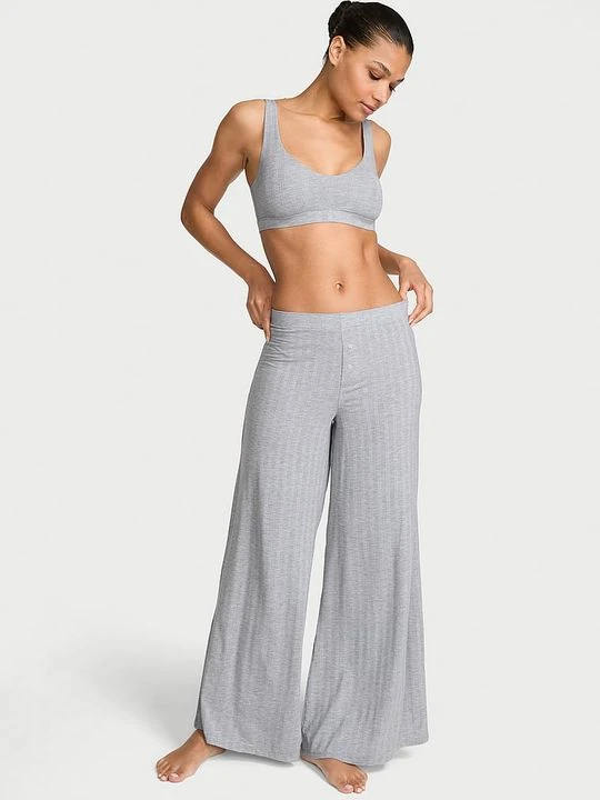 Zdjęcie produktu Victoria's Secret Spodnie z modalu do spania SoSoft Ultra-Fine Szary