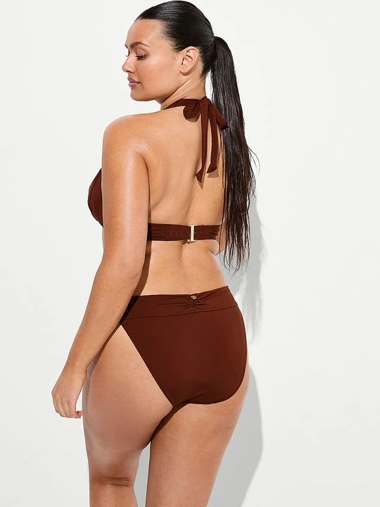 Zdjęcie produktu Victoria' Secret Swim Dół od bikini Essential Harlow Victoria's Secret Brązowy