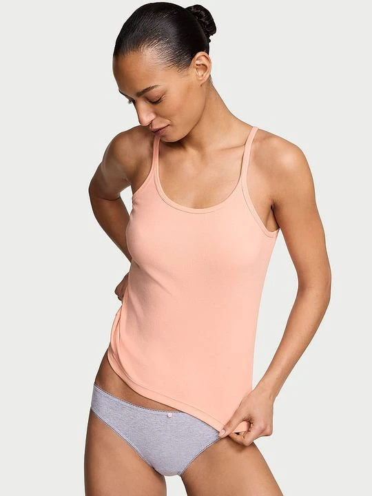 Zdjęcie produktu Victoria's Secret Top bawełniany do spania Mix & Match Różowy