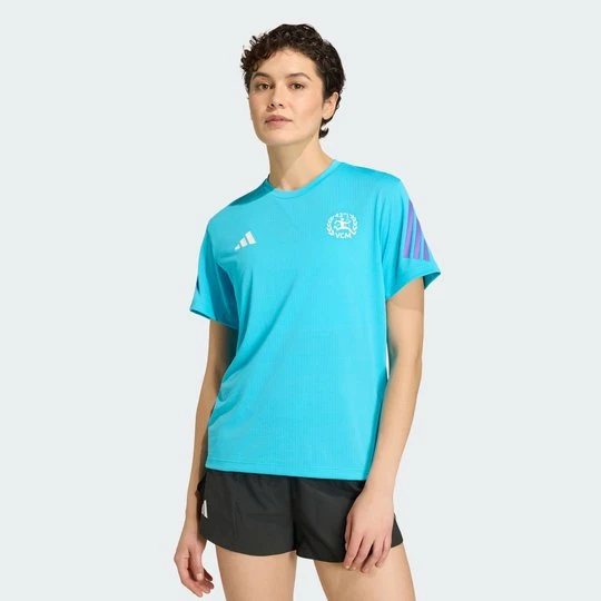 Zdjęcie produktu Vienna Marathon Finisher T-Shirt Short Sleeve Adidas Signal Cyan