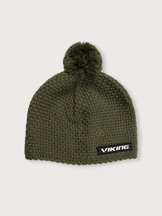 Zdjęcie produktu Viking czapka z pomponem z wełną Berg Gore-Tex zielony