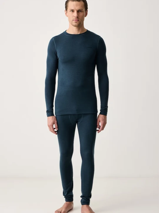 Zdjęcie produktu Viking komplet bielizny termoaktywnej męski z wełną merino Meriboo Set Merino granatowy