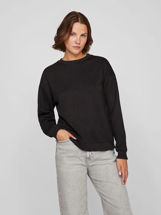 Zdjęcie produktu Vila Bluza "Sandy" w kolorze czarnym rozmiar: XL