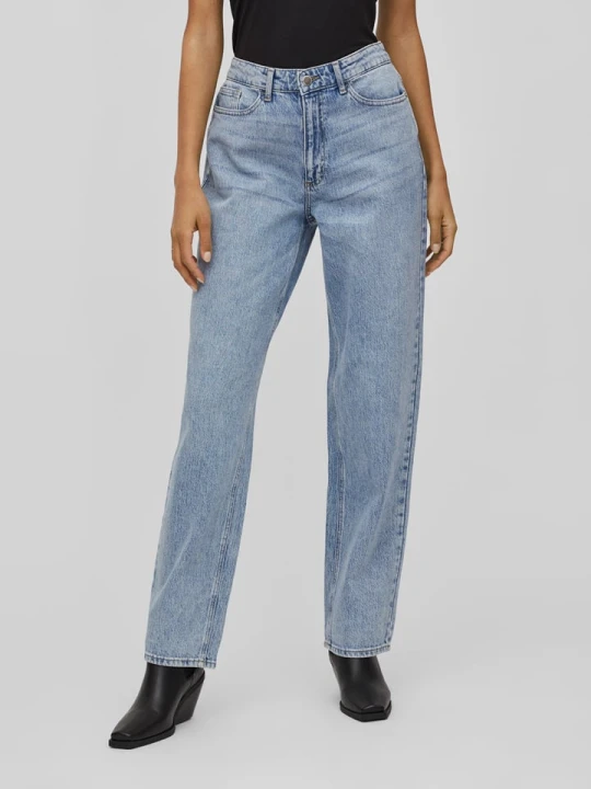 Zdjęcie produktu Vila Dżinsy - Tapered fit - w kolorze błękitnym rozmiar: 38/L32