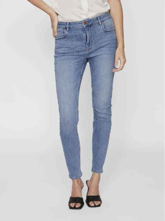 Zdjęcie produktu Vila Jeansy Sarah 14094341 Niebieski Skinny Fit