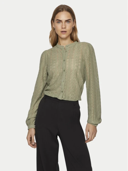 Zdjęcie produktu Vila Koszula Chikka 14082977 Zielony Regular Fit