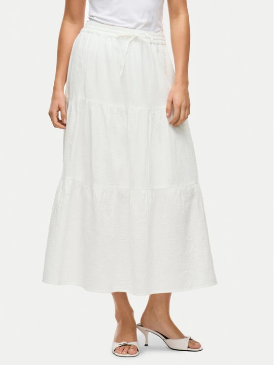 Zdjęcie produktu Vila Spódnica maxi Lania 14105428 Biały Regular Fit