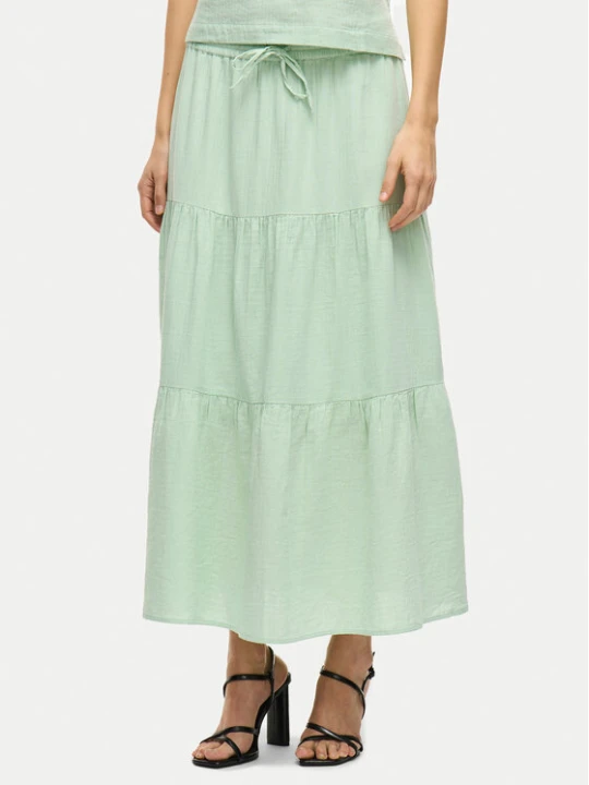 Zdjęcie produktu Vila Spódnica maxi Lania 14105428 Zielony Regular Fit