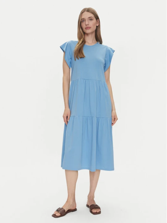 Zdjęcie produktu Vila Sukienka codzienna Summer 14087542 Zielony Loose Fit
