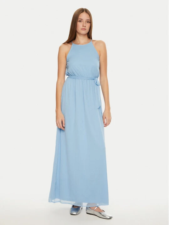 Zdjęcie produktu Vila Sukienka koktajlowa Falia 14100342 Błękitny Regular Fit Niebieski jasny