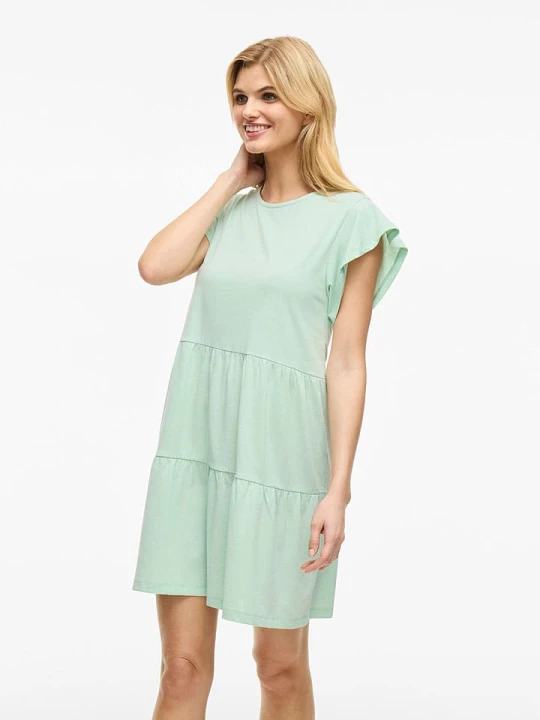 Zdjęcie produktu Vila Sukienka "Summer" w kolorze turkusowym rozmiar: XS