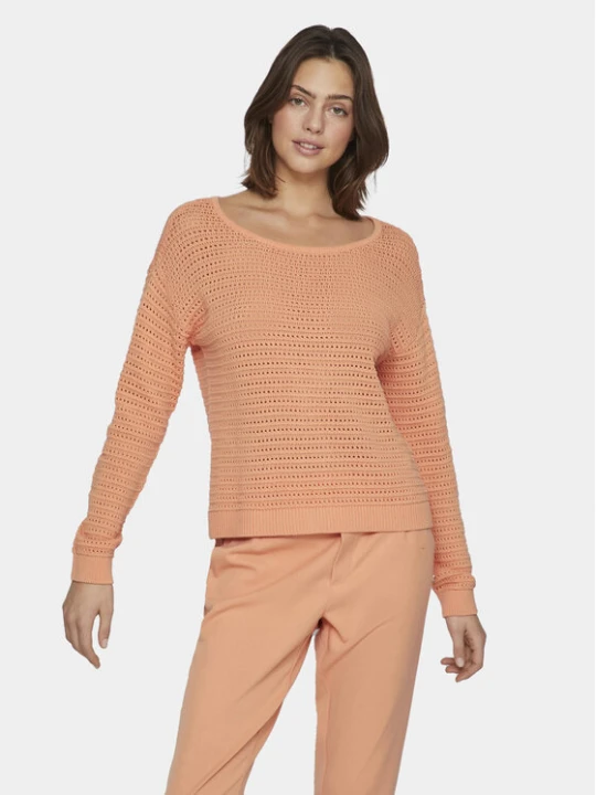 Zdjęcie produktu Vila Sweter Bellisina 14089578 Pomarańczowy Regular Fit
