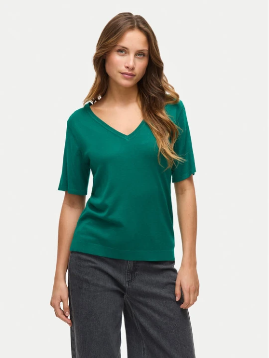 Zdjęcie produktu Vila Sweter Wennie 14100578 Zielony Regular Fit
