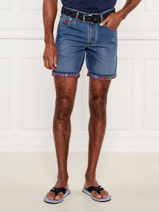 Zdjęcie produktu Vilebrequin Jeansowe szorty CRAB | Regular Fit niebieski
