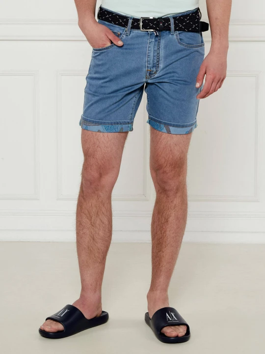 Zdjęcie produktu Vilebrequin Jeansowe szorty GARONNE | Regular Fit niebieski