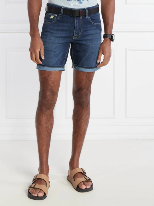 Zdjęcie produktu Vilebrequin Jeansowe szorty garonne | Slim Fit niebieski