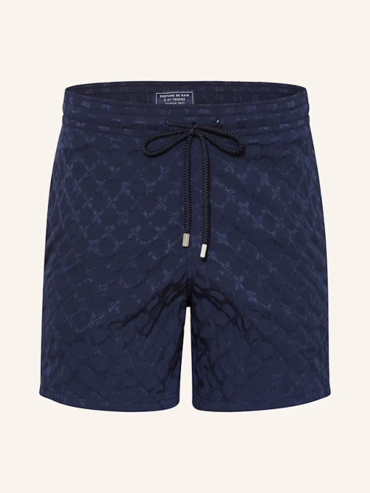 Zdjęcie produktu Vilebrequin Kąpielówki Bokserki Turtle Monogram Jacquard Moopea blau GRANATOWY