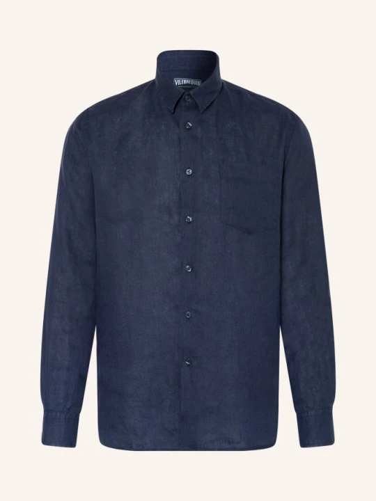 Zdjęcie produktu Vilebrequin Koszula Lniana Caroubis O Kroju Comfort Fit blau GRANATOWY