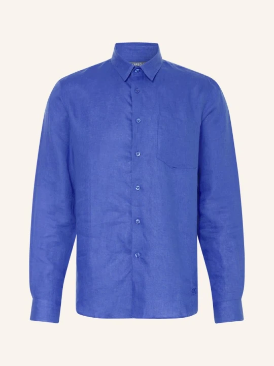 Zdjęcie produktu Vilebrequin Koszula Lniana Caroubis O Kroju Comfort Fit blau NIEBIESKI