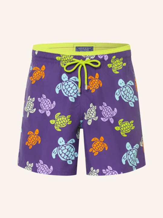 Zdjęcie produktu Vilebrequin Szorty Kąpielowe Tortues Multicolores lila purpurowy
