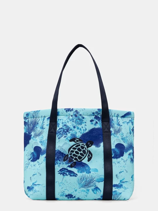 Zdjęcie produktu Vilebrequin torebka shopper damska BAGSIB turkusowy