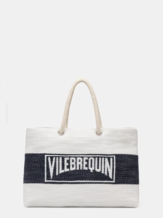 Zdjęcie produktu Vilebrequin torebka shopper damska bawełniana BINTA biały