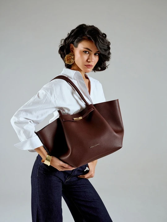 Zdjęcie produktu Vince Camuto Shopper bag "Prato" w kolorze ceglanym - 52 x 27 x 13 cm rozmiar: onesize