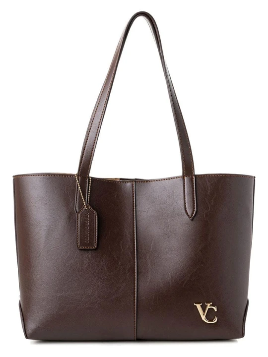 Zdjęcie produktu Vince Camuto Shopper bag "Savona" w kolorze brązowym - 38 x 27, 5 x 14 cm rozmiar: onesize