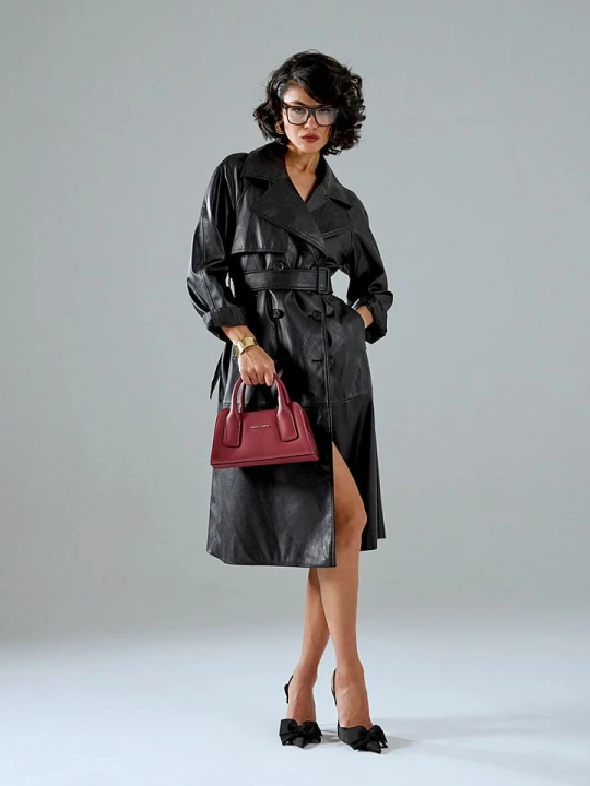 Zdjęcie produktu Vince Camuto Torebka "Bergamo" w kolorze bordowym - 25 x 13 x 11 cm rozmiar: onesize