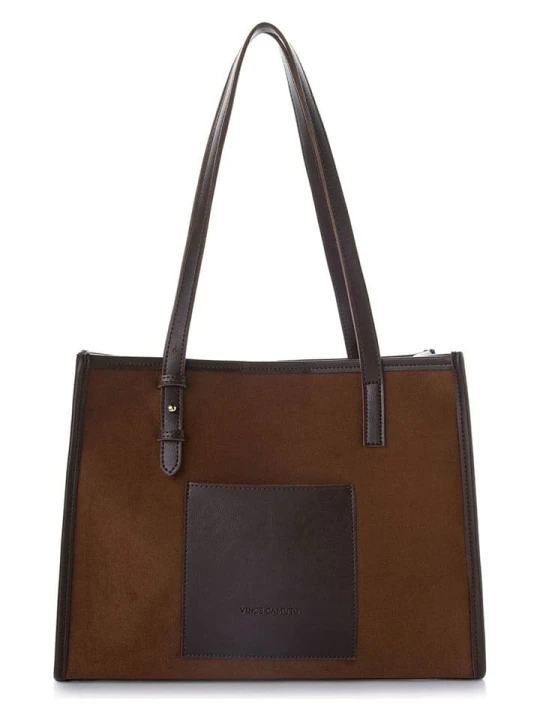 Zdjęcie produktu Vince Camuto Torebka "Piacenza" w kolorze brązowym - 36 x 27 x 12 cm rozmiar: onesize