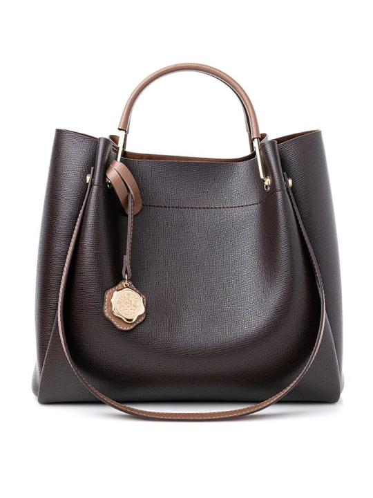 Zdjęcie produktu Vince Camuto Torebka "Sicilia" w kolorze ciemnobrązowym - 32 x 28 x 14 cm rozmiar: onesize