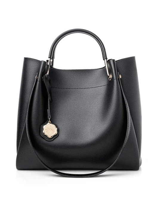 Zdjęcie produktu Vince Camuto Torebka "Sicilia" w kolorze czarnym - 32 x 28 x 14 cm rozmiar: onesize
