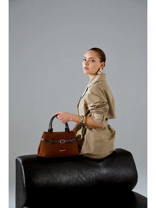 Zdjęcie produktu Vince Camuto Torebka "Vittoria Mini" w kolorze jasnobrązowym - 29 x 14 x 18, 5 cm rozmiar: onesize