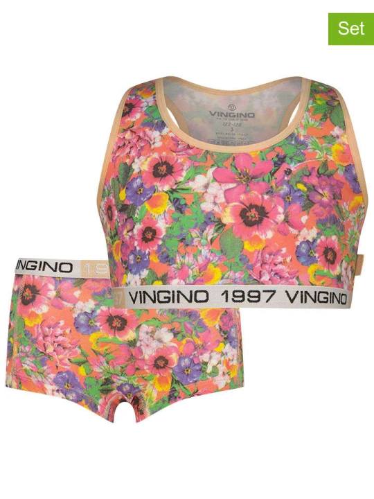 Zdjęcie produktu Vingino 2-częściowy zestaw bielizny ze wzorem rozmiar: 158/164