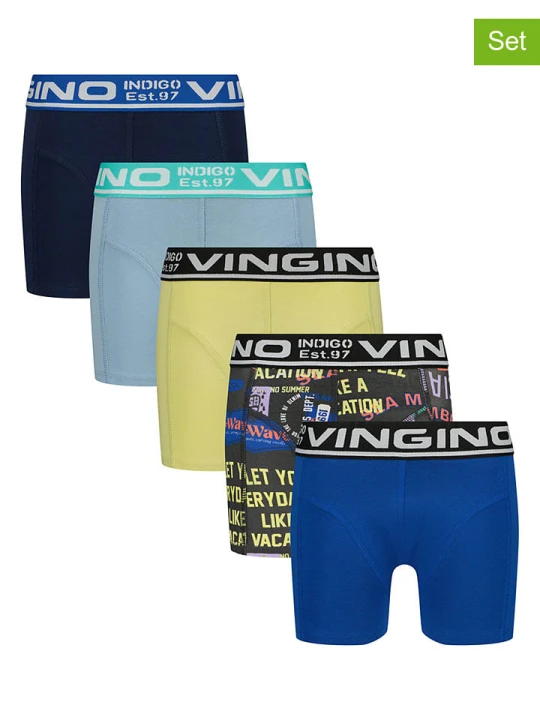 Zdjęcie produktu Vingino Bokserki (5 par) w różnych kolorach rozmiar: 134 / 140