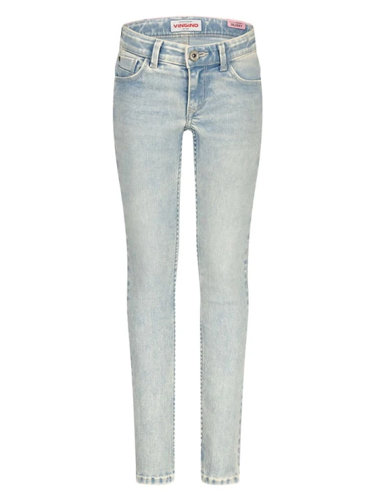 Zdjęcie produktu Vingino Dżinsy "Alice" - Skinny fit - w kolorze błękitnym rozmiar: 140