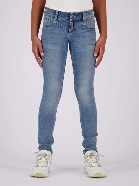 Zdjęcie produktu Vingino Dżinsy "Amia" - Skinny fit - w kolorze niebieskim rozmiar: 176