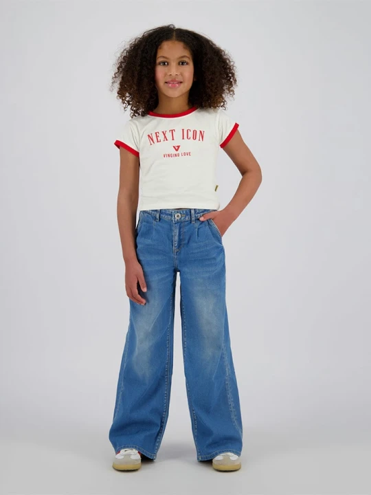 Zdjęcie produktu Vingino Dżinsy "Cathy" - Comfort fit - w kolorze niebieskim rozmiar: 122