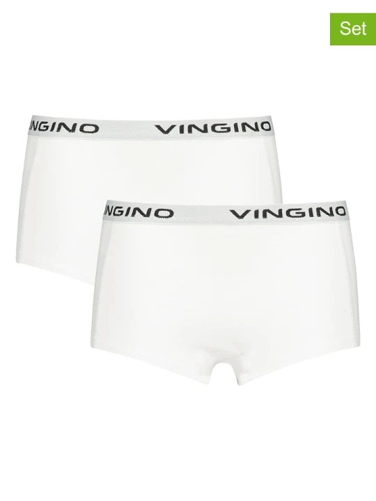 Zdjęcie produktu Vingino Majtki (2 pary) w kolorze białym rozmiar: 122/128