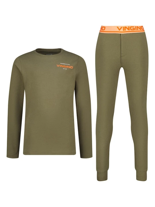 Zdjęcie produktu Vingino Piżama w kolorze khaki rozmiar: 146/152