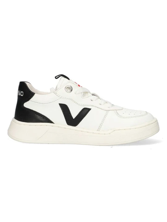Zdjęcie produktu Vingino Skórzane sneakersy w kolorze biało-czarnym rozmiar: 29
