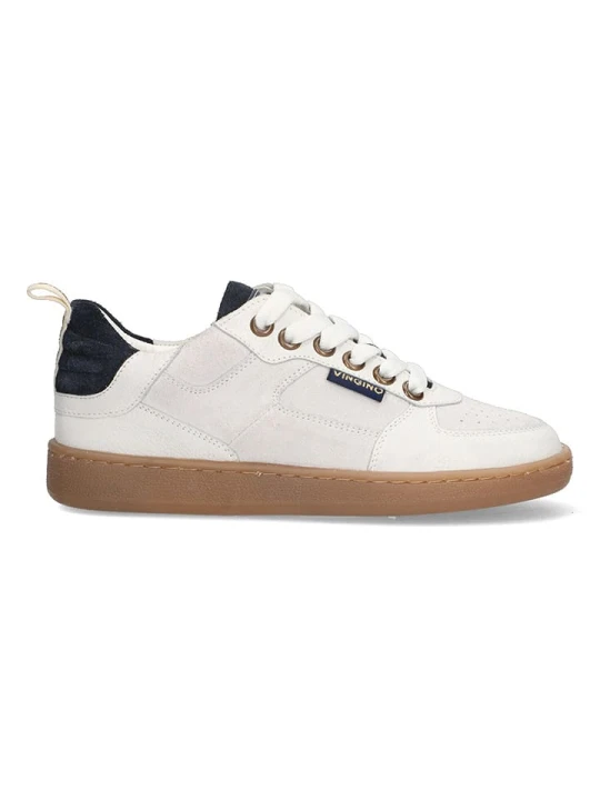 Zdjęcie produktu Vingino Skórzane sneakersy w kolorze kremowym rozmiar: 36